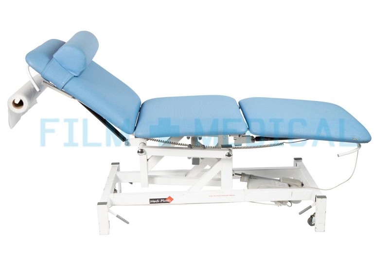 Examination Couch in Light Blue Stool Priced Separately